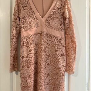 New Guess Lace V-Neck Dress